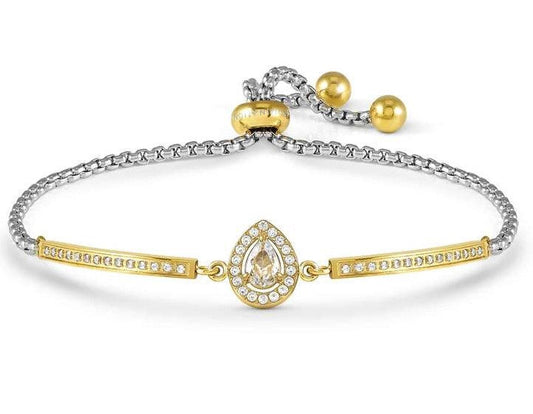 029802/015 ROYALDREAM bracelet, steel & CZ (RICH GOLD) Drop