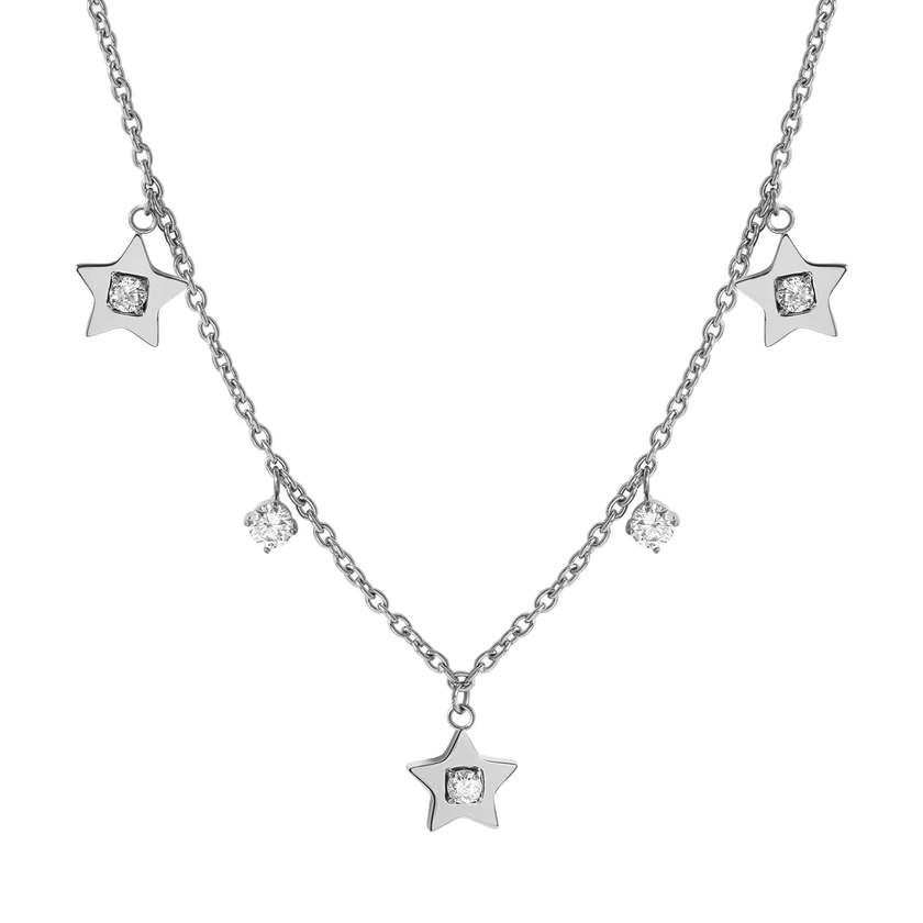 MYSOPHIE necklace in steel and cubic zirconia (RICH) Star