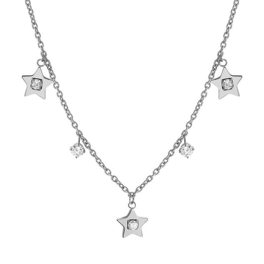 MYSOPHIE necklace in steel and cubic zirconia (RICH) Star