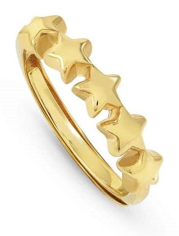 ARMONICA ring in 925 sterling silver Star Gold