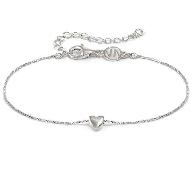 ARMONICA bracelet in 925 sterling silver and cubic zirconia Heart Silver