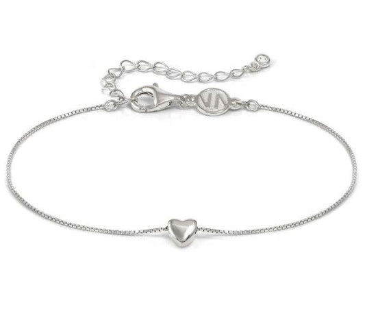 ARMONICA bracelet in 925 sterling silver and cubic zirconia Heart Silver