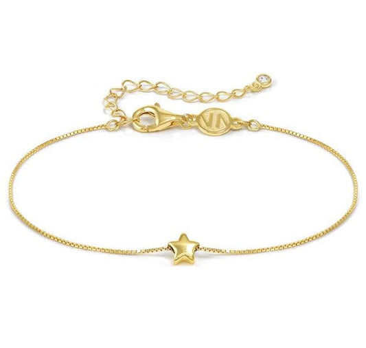 ARMONICA bracelet in 925 sterling silver and cubic zirconia Star Gold