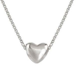 ARMONICA necklace in 925 sterling silver and cubic zirconia Heart Silver