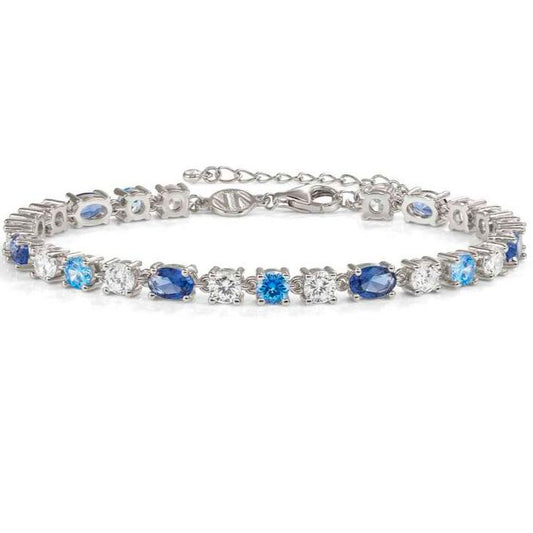 MOSAICA bracelet in 925 sterling silver (RICH) and colored cubic zirconia Silver