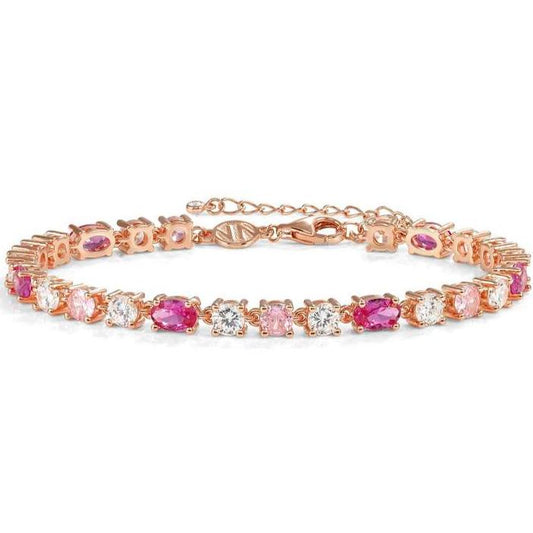 MOSAICA bracelet in 925 sterling silver (RICH) and colored cubic zirconia Rose Gold