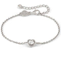 COSMICLOVE bracelet in 925 sterling silver and cubic zirconia Heart Silver