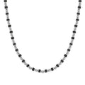 INSTINCTSTYLE Sea Edition necklaces in steel and natural stones LAVA STONE