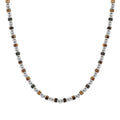 INSTINCTSTYLE Sea Edition necklaces in steel and natural stones TIGER EYE AND LAVA STONE