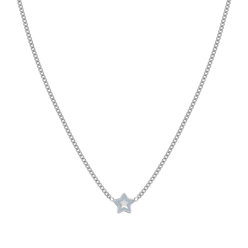 FAIRYICONS necklace in steel and enamel Star