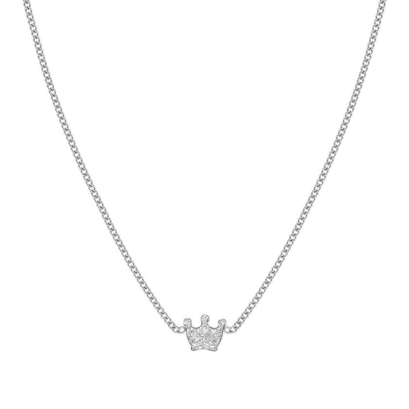 FAIRYICONS necklace in steel and enamel Crown