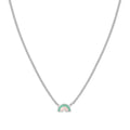 FAIRYICONS necklace in steel and enamel Rainbow