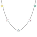FAIRYICONS necklace in steel (RICH) and enamel Star