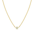 FAIRYICONS steel necklace with YELLOW GOLD and enamel finish Star