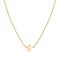 FAIRYICONS steel necklace with YELLOW GOLD and enamel finish Unicorn