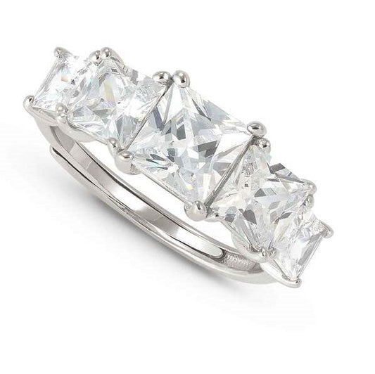 DAYTONIGHT ring in 925 silver and cubic zirconia White