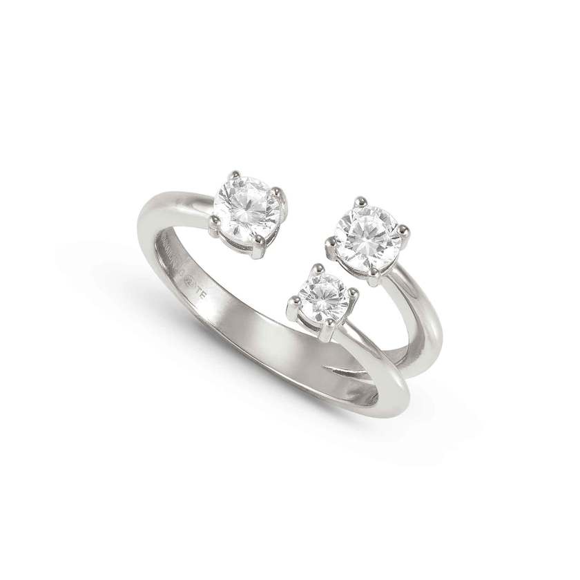 FASHION ERA ring in 925 silver and cubic zirconia Silver Size 15