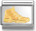 030109/46 Classic DAILY LIFE,stainless steel,18k gold Trekking Shoe