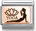 430111/32 Classic  steel and 9k rose gold Yoga profile