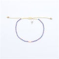 Pineapple Island Mutiara Dainty Beaded Pearl Bracelet Blue Orange