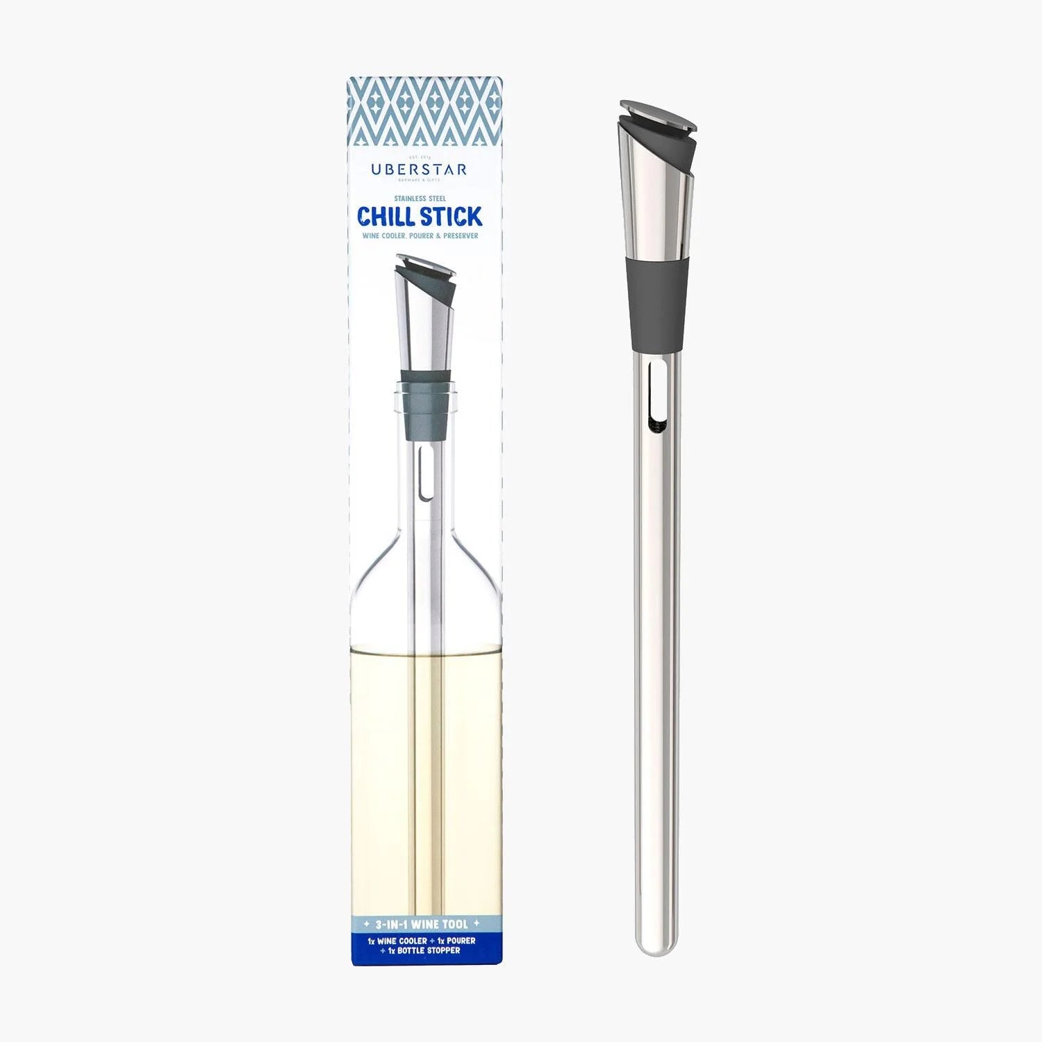 Chill Stick Wine Cooler Stainless Steel Edition
