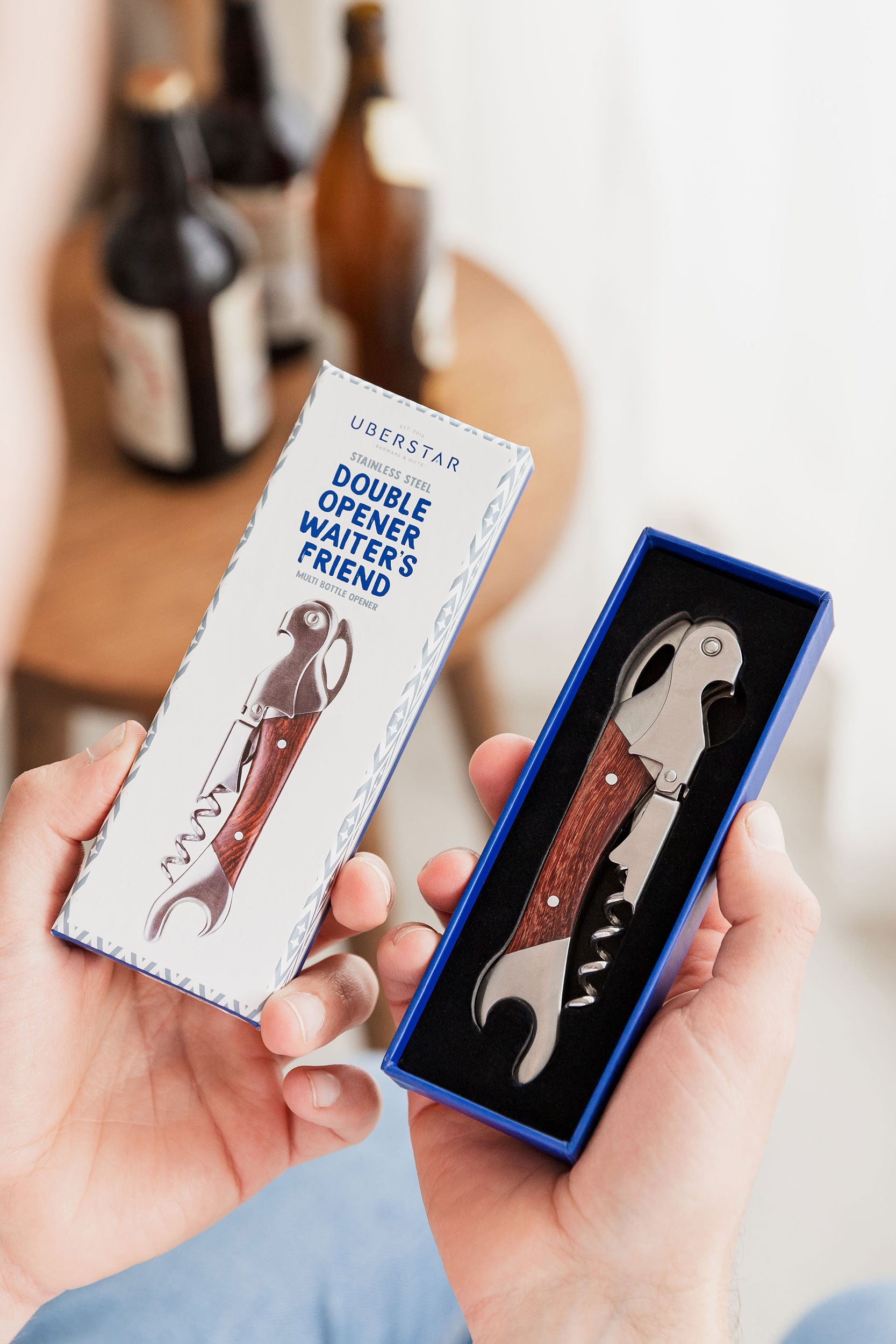 Waiter's Friend Corkscrew Wood & Stainless Steel