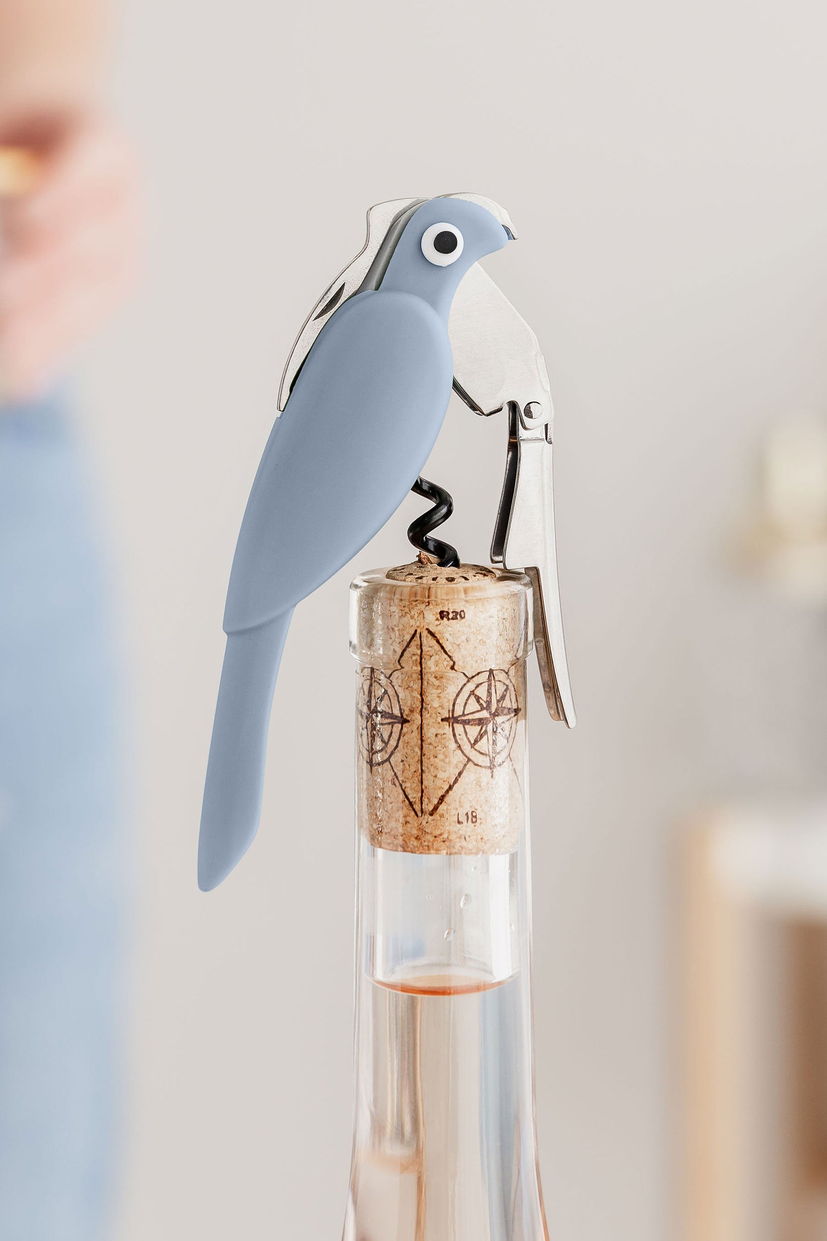 Budgie Bottle Opener Blue