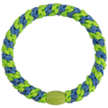 Kknekki Stripe Lime Green Ocean Glitter Hair Tie