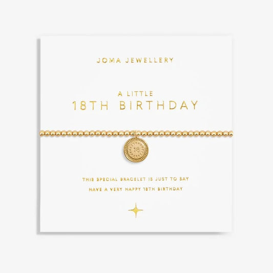 Joma Jewellery A Little 18Th Birthday Gold Plated Bracelet