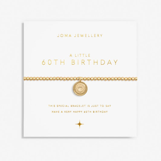 Joma Jewellery A Little 60Th Birthday Gold Plated Bracelet