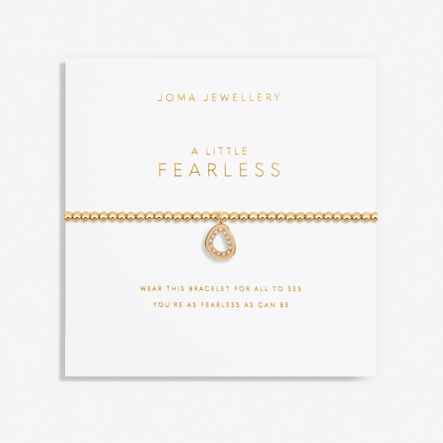 Joma Jewellery A Little Fearless Gold Plated Bracelet