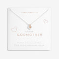 Joma Jewellery A Little Godmother Silver And Rose Gold Plated Necklace