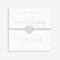 Joma Jewellery A Little Happy Birthday Silver Plated And Gold Bracelet