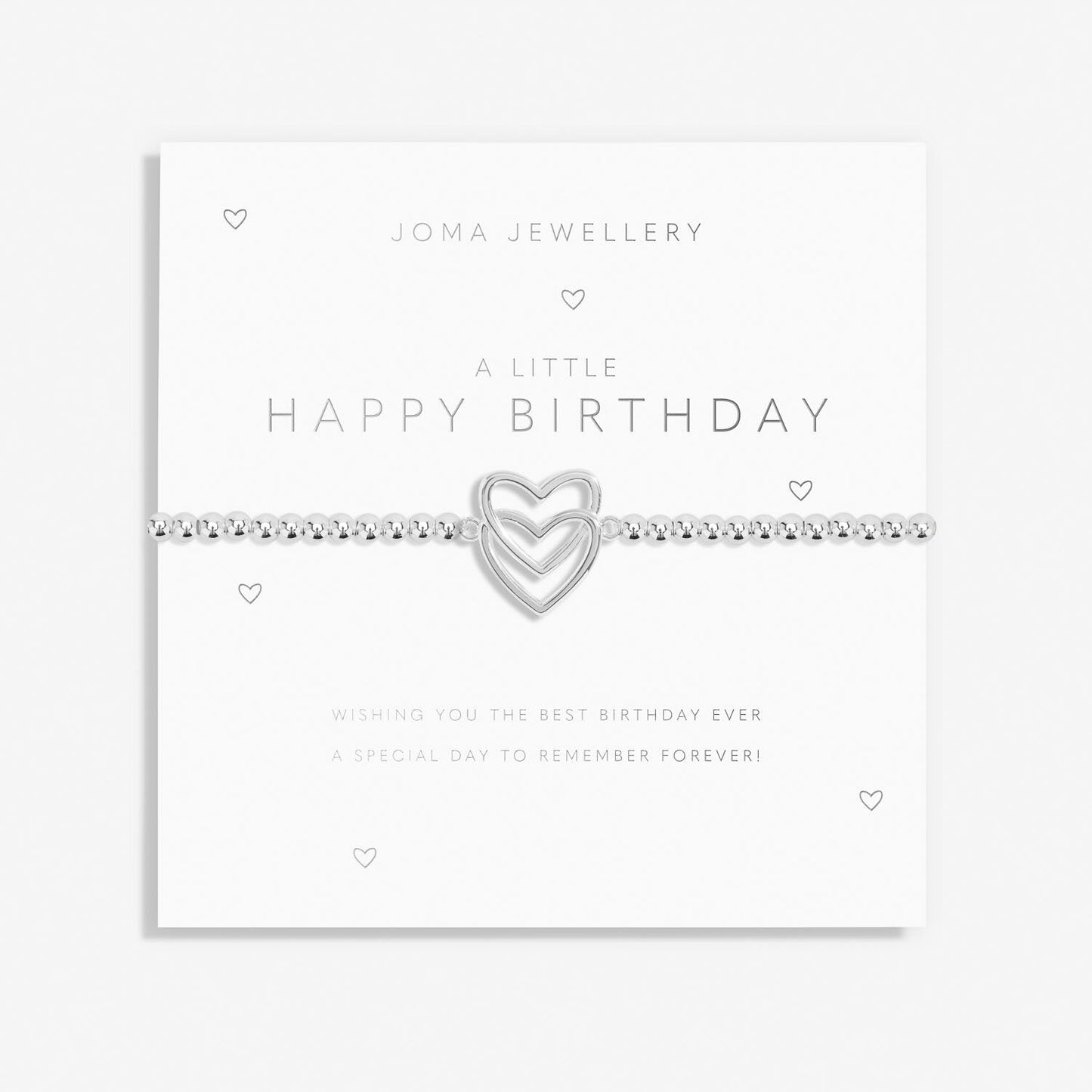 Joma Jewellery A Little Happy Birthday Silver Plated And Gold Bracelet
