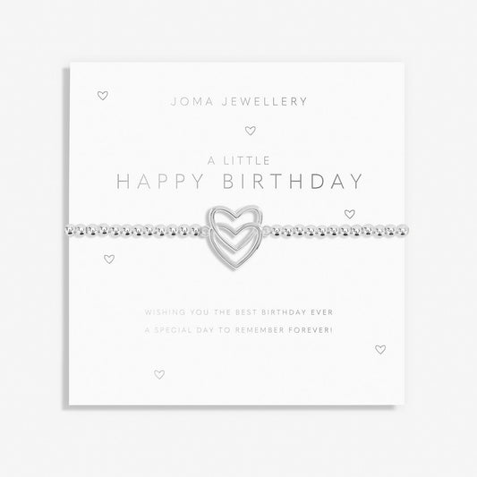 Joma Jewellery A Little Happy Birthday Silver Plated And Gold Bracelet