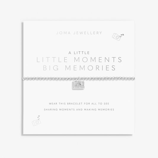 A Little Little Moments Big Memories Silver Plated Bracelet