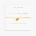 A Little Lucky Elephant Gold Plated Bracelet