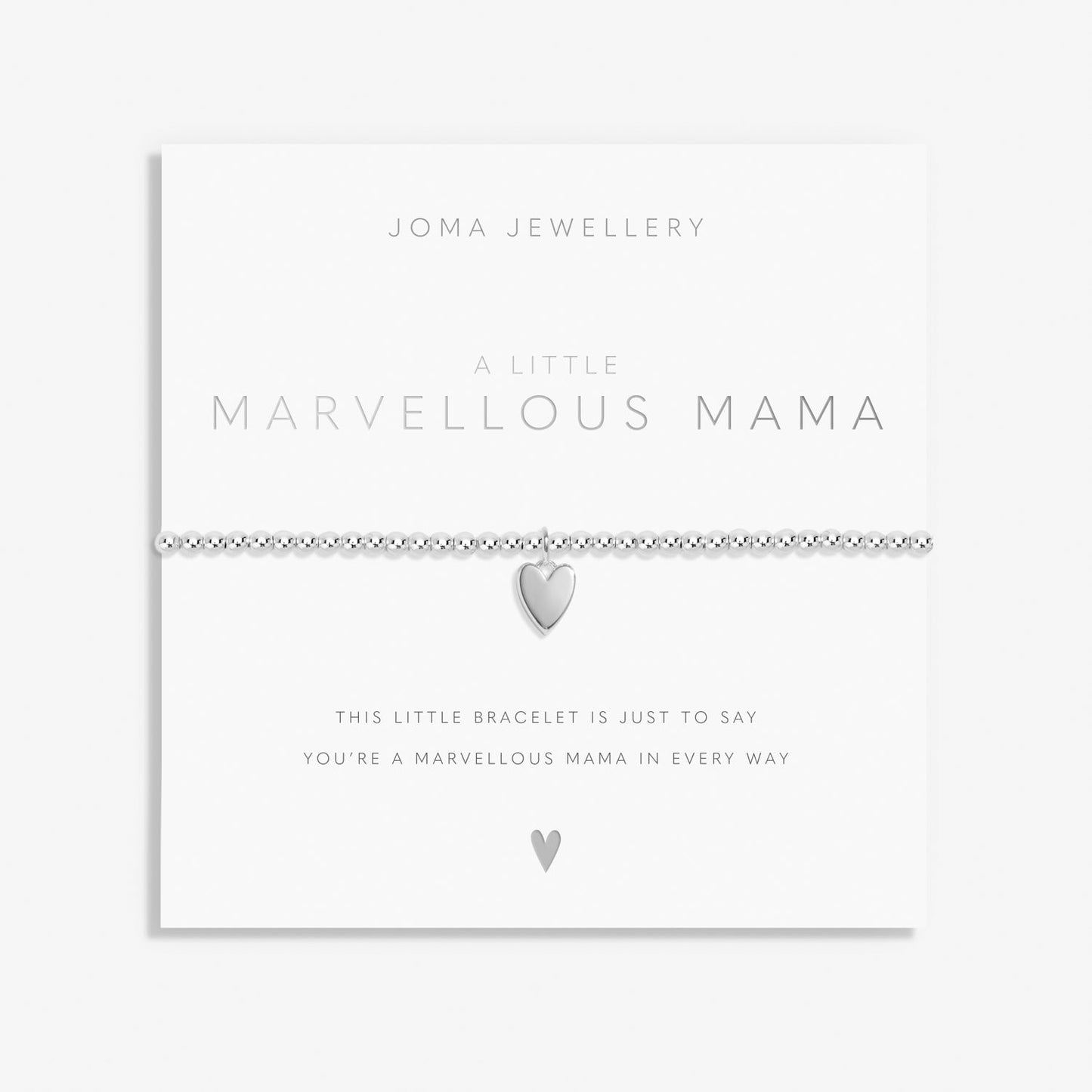 A Little Marvellous Mama Silver Plated Bracelet