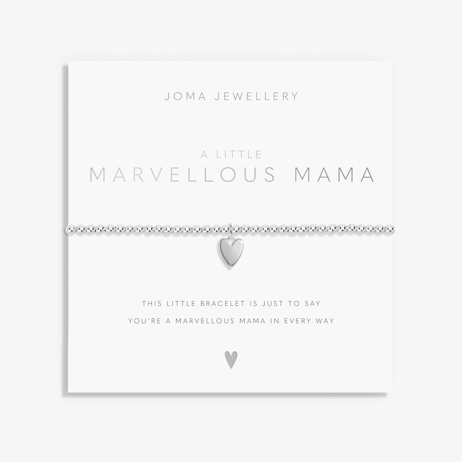 A Little Marvellous Mama Silver Plated Bracelet