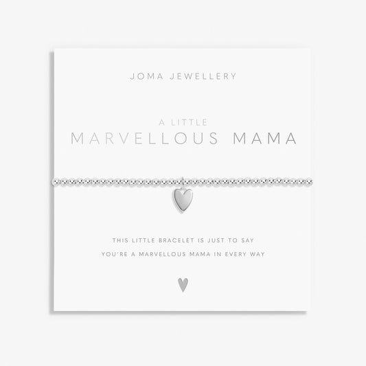 A Little Marvellous Mama Silver Plated Bracelet