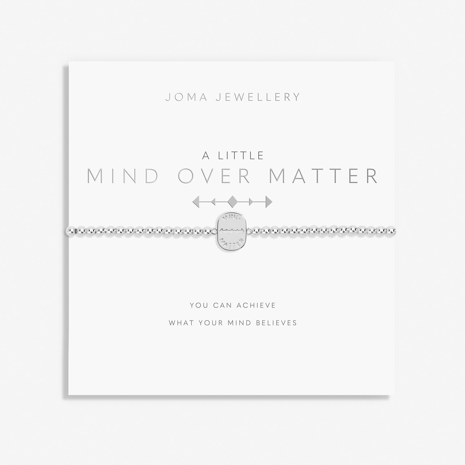 Joma Jewellery A Little Mind Over Matter Silver Plated Bracelet