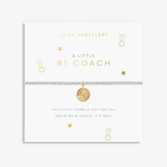 A Little Number One Coach Silver & Gold Plated Bracelet