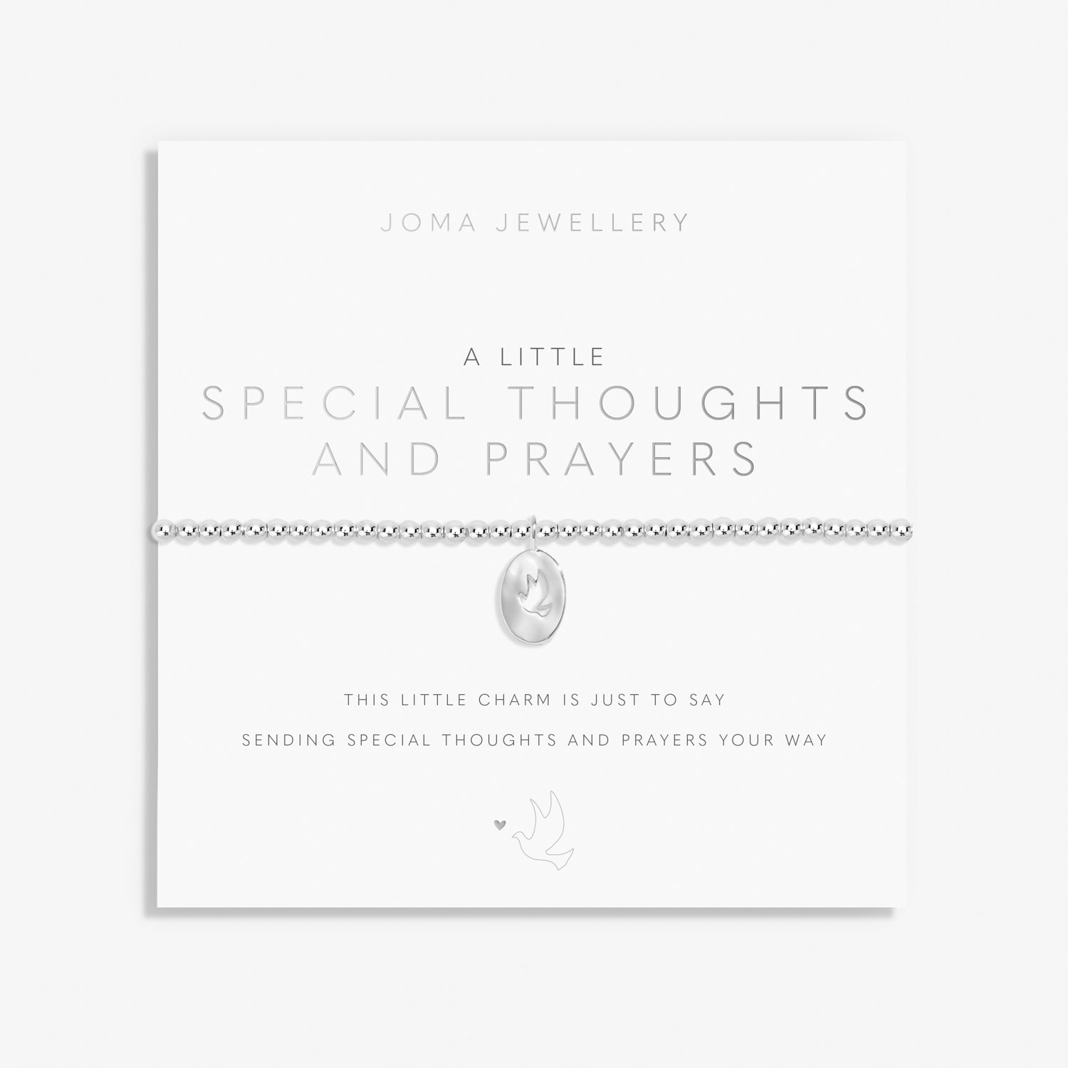 A Little Special Thoughts And Prayers Silver Plated Bracelet