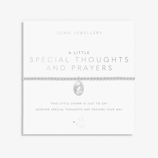 A Little Special Thoughts And Prayers Silver Plated Bracelet
