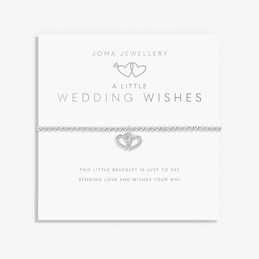 A Little Wedding Wishes Silver Plated Bracelet