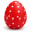 Eddingtons Egg Timer Soft Touch Dotty Red
