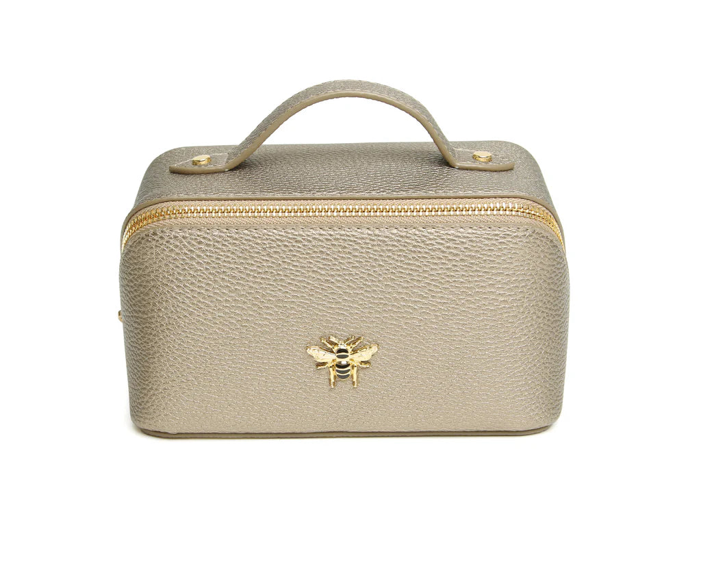 Alice Wheeler Bronze Mini Train Case