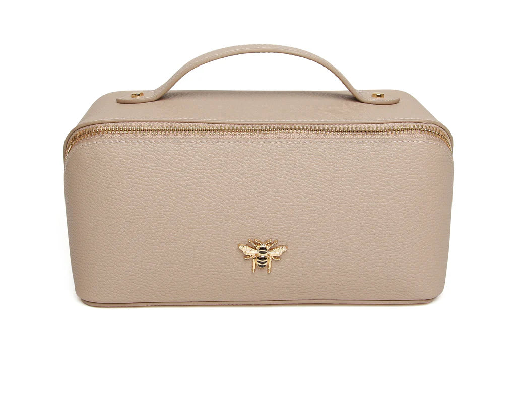 Alice Wheeler Stone Mini Train Case