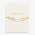 Anklet Double Figaro Gold Plated Anklet