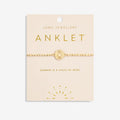 Joma Jewellery Anklet Heart Gold Plated Anklet